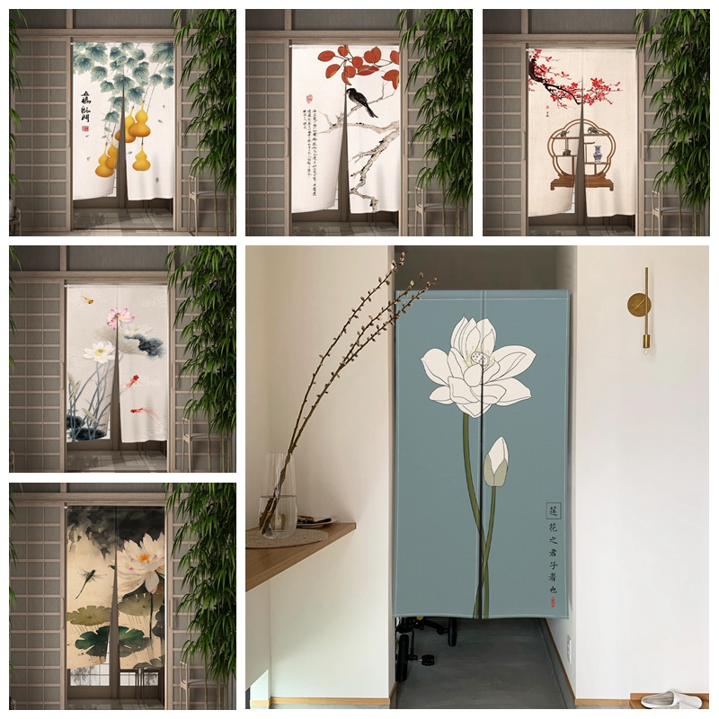 Noren Curtain Doorway - Japanse Noren Deuropening Chinese Traditionele Schilderij