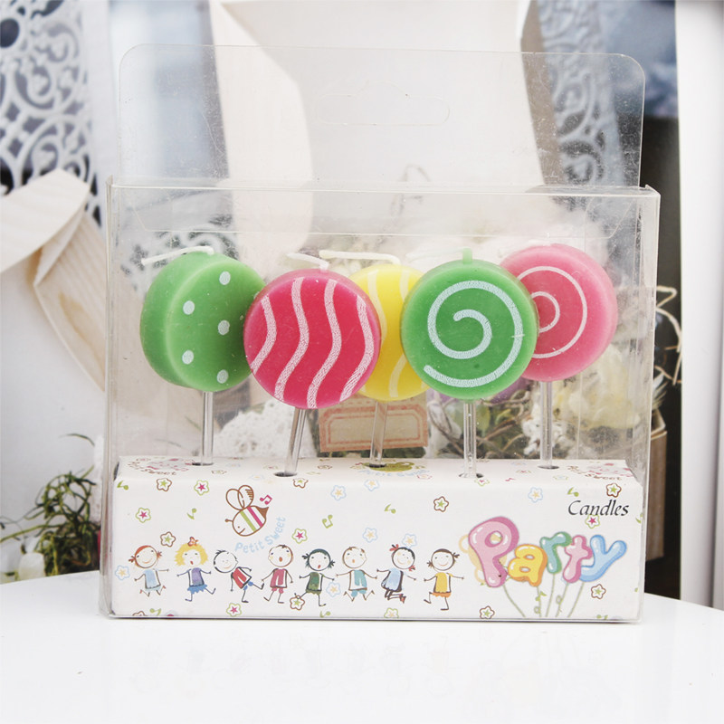 5 kaarsen, creatieve taartdeco - Japanese Candle Wax recensie en prijs