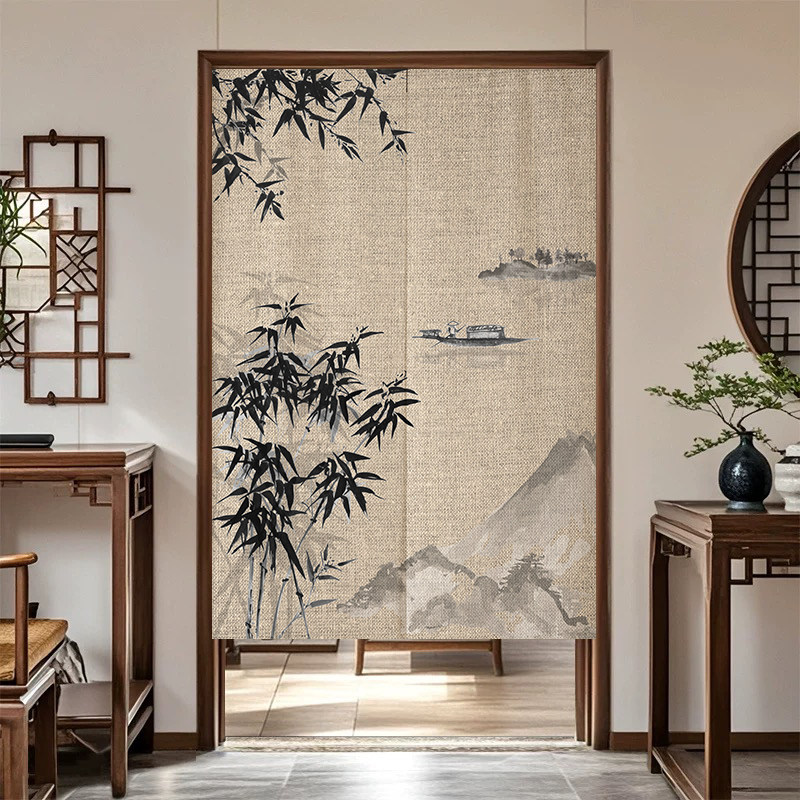 VIKAMA Inkt Bamboe Noren Deurg - Noren Curtain Doorway recensie en prijs