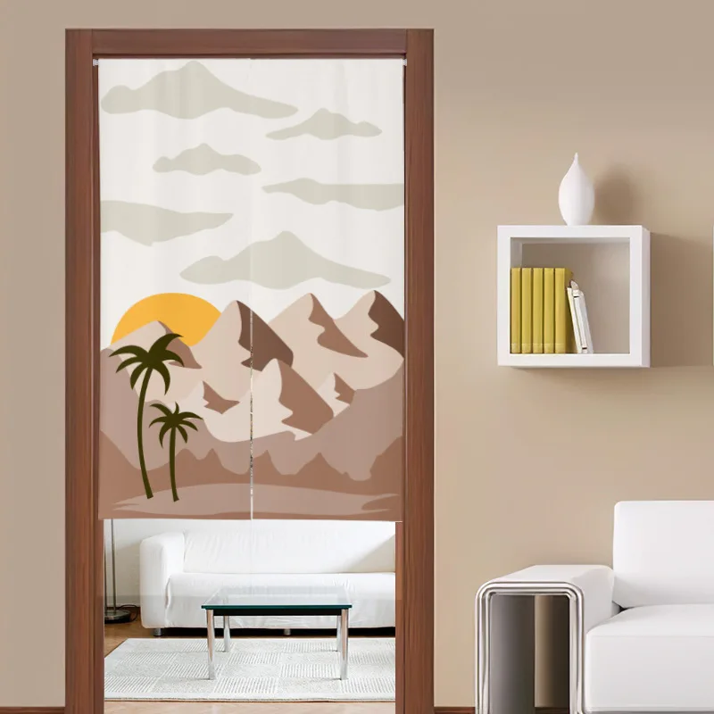 Nordic Landscape Painted Doorw - Noren Curtain Doorway recensie en prijs
