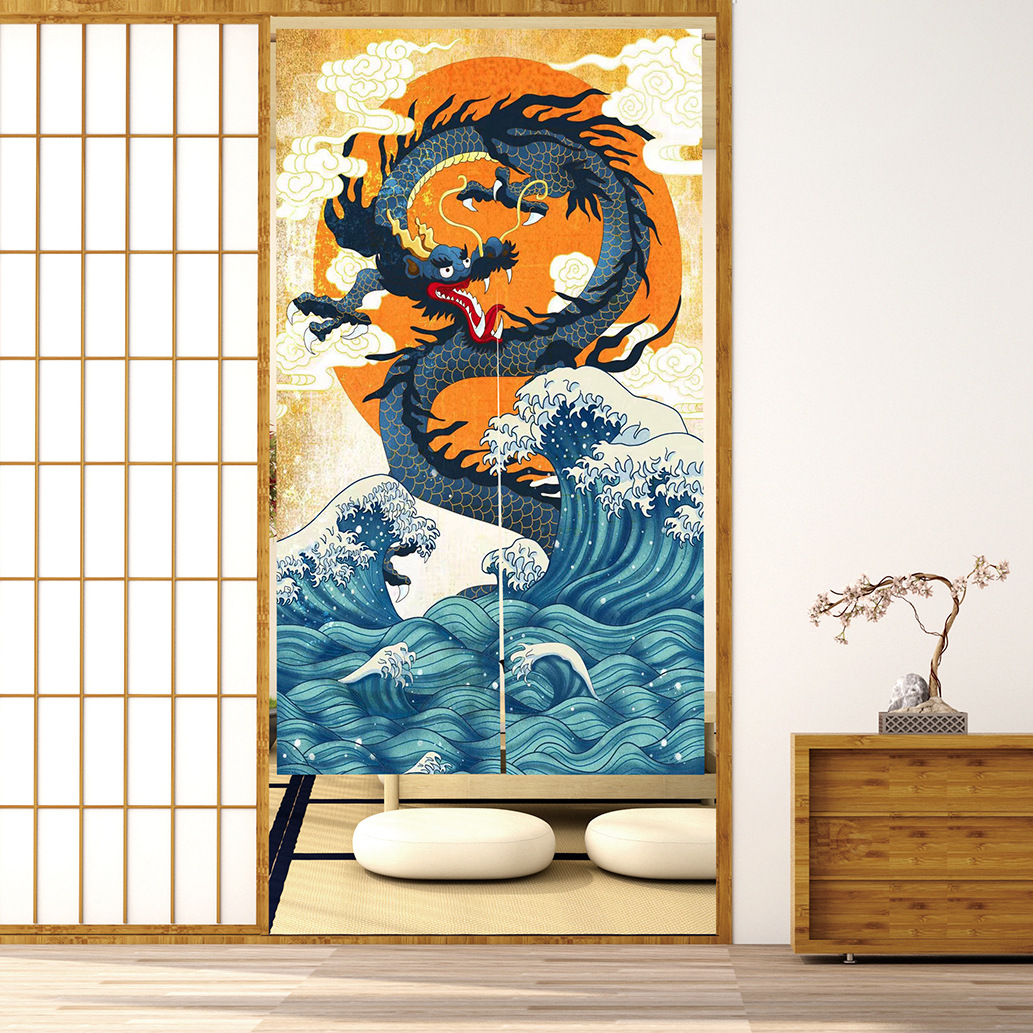 Traditionele Chinese draak die - Noren Curtain Doorway recensie en prijs