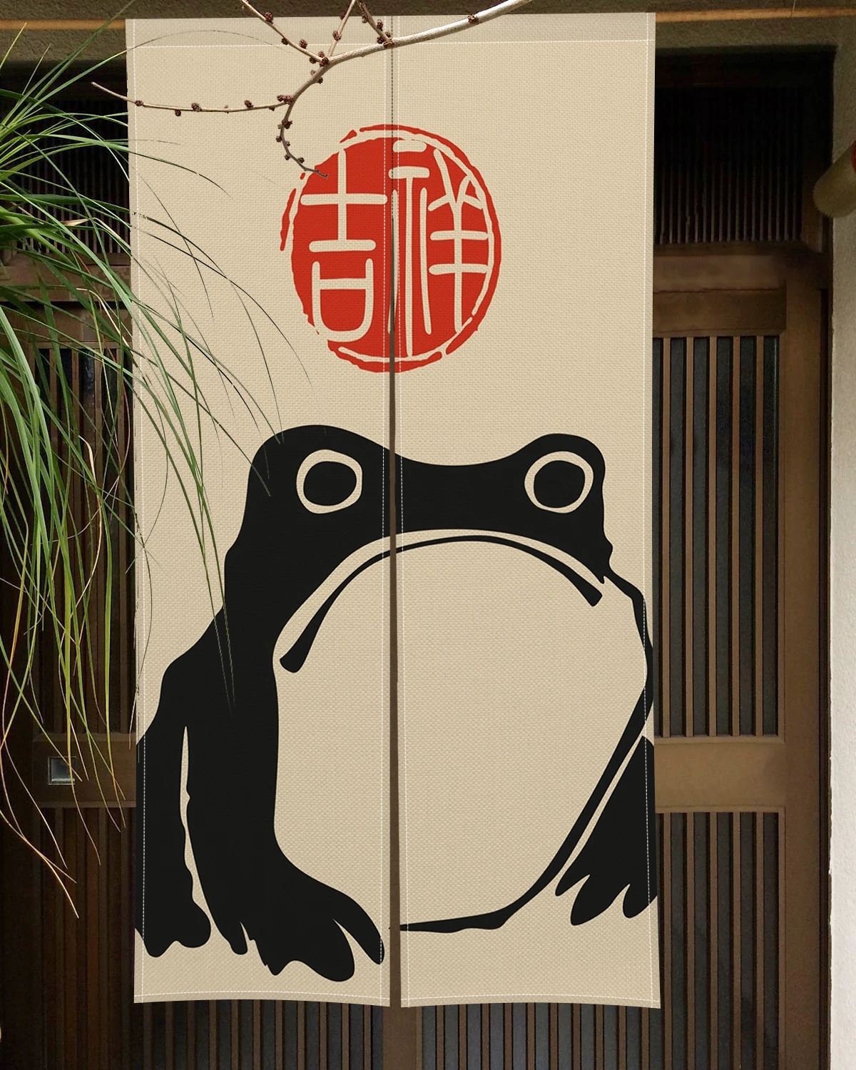Japanse deurgordijn kikker car - Noren Curtain Doorway recensie en prijs
