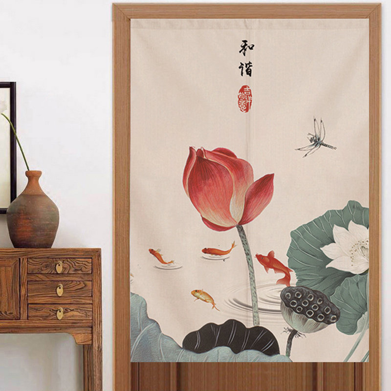 VIKAMA Nieuwe Chinese Inkt Lot - Noren Curtain Doorway recensie en prijs